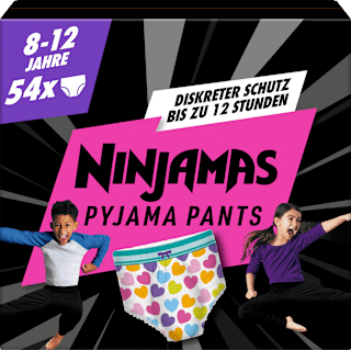 Pyjama Pants Mädchen 8-12 Jahre, Monatsbox Ninjamas