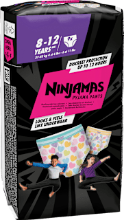 Pyjama Pants Mädchen 8-12 Jahre Ninjamas