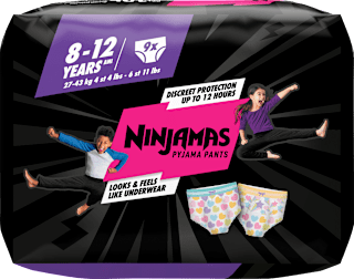 Pyjama Pants Mädchen 8-12 Jahre Ninjamas