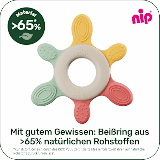 Beißring Play Green türkis Nip