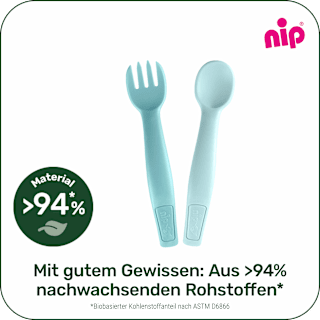 Esslernbesteck mint 2tlg. Nip