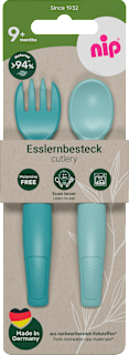 Esslernbesteck mint 2tlg. Nip