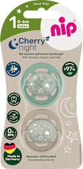 Schnuller Cherry night mint/braun, Gr.1, 0-6 Monate Nip