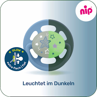 Schnuller Cherry night mint/braun, Gr.1, 0-6 Monate Nip