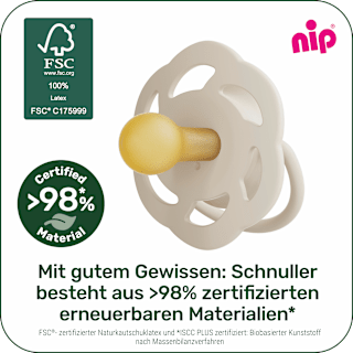 Schnuller Cherry türkis/blau Gr. 1, 0-6 Monate   Nip