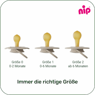 Schnuller Cherry weinrot/beere, Gr. 2, ab 6 Monate Nip