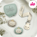 Schnuller Set salbei, von Geburt an 4tlg Nip