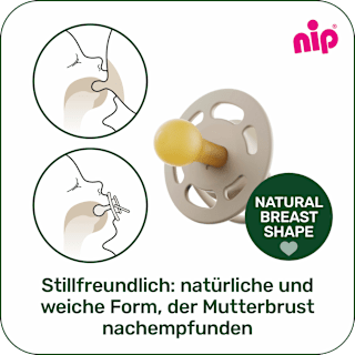 Schnuller Set salbei, von Geburt an 4tlg Nip