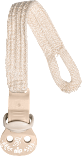 Schnullerband stay green braun Nip