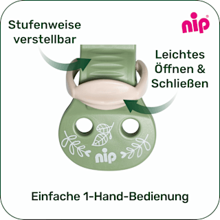 Schnullerband stay green grün Nip