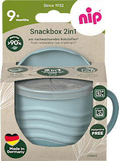 Snackbox 2in1 blau Nip