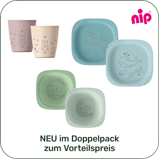 Teller blau Nip