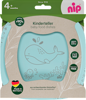 Teller blau Nip