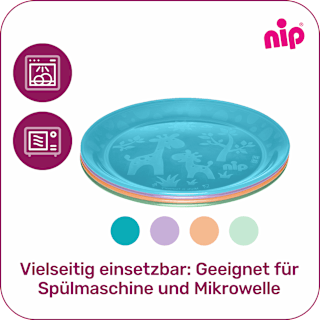 Teller bunt Nip