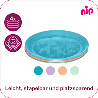 Teller bunt Nip