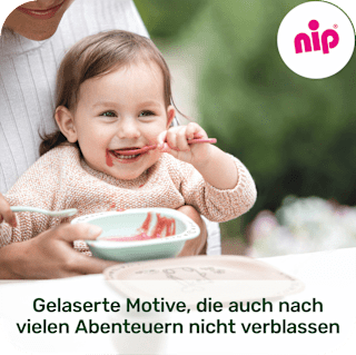 Teller grün Nip