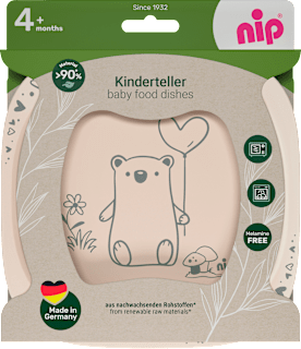 Teller lila/beige Nip