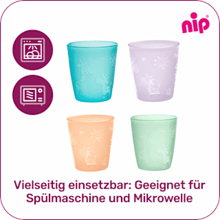 Trinkbecher bunt, ab 12. Monat, 250 ml Nip