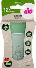 Trinkbecher grün, ab 12. Monat, 250 ml Nip