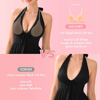 Nippelcover Neck Lift Bra C-DD+ Cup Nude NIPPLI EUROPE GmbH