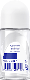 Antitranspirant Deo Roll-on Black & White Invisible Authentic NIVEA