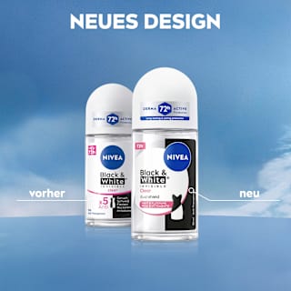 Antitranspirant Deo Roll-on Black & White Invisible Clear NIVEA