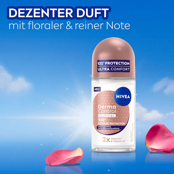 Antitranspirant Deo Roll-on Derma Control Clinical Anti-Juckreiz NIVEA