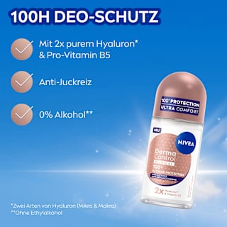 Antitranspirant Deo Roll-on Derma Control Clinical Anti-Juckreiz NIVEA