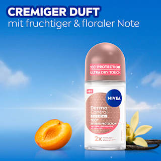 Antitranspirant Deo Roll-on Derma Control Clinical Trockenes Hautgefühl NIVEA