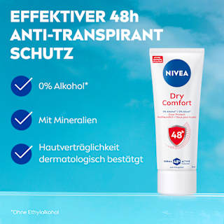 Antitranspirant Deocreme Dry Comfort NIVEA