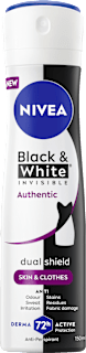 Antitranspirant Deospray Black & White Invisible Authentic NIVEA