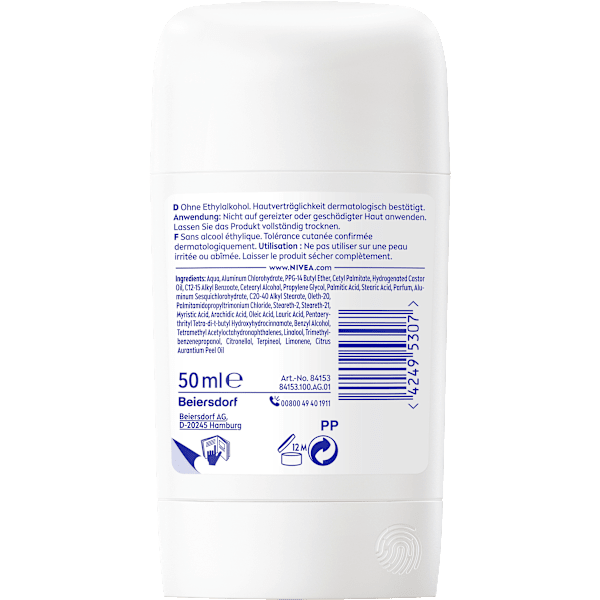 Antitranspirant Deostick Black & White Invisible Clear NIVEA