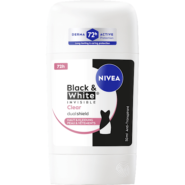 Antitranspirant Deostick Black & White Invisible Clear NIVEA