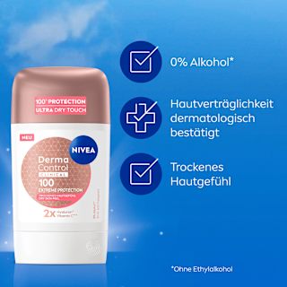 Antitranspirant Deostick Derma Control Clinical Trockenes Hautgefühl NIVEA