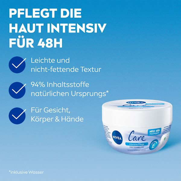 Care Creme Intensive Pflege, Reisegröße NIVEA