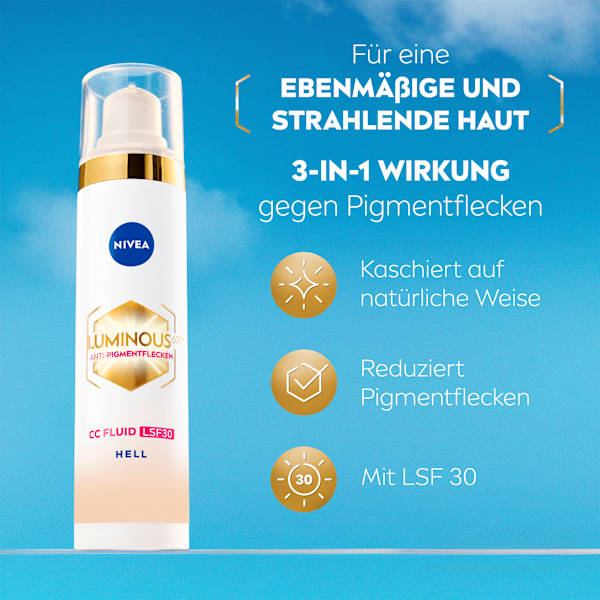 CC Creme Luminous 630 Getöntes Fluid MIttel LSF 30 NIVEA