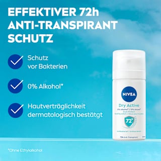 Deospray Dry Active, Reisegröße NIVEA
