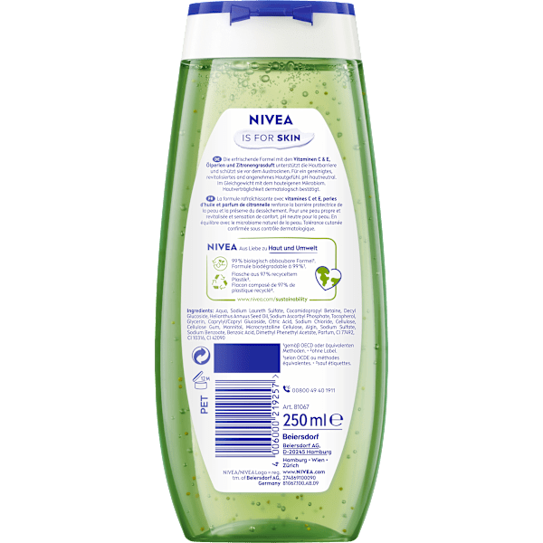 Duschgel Lemongrass & Oil NIVEA