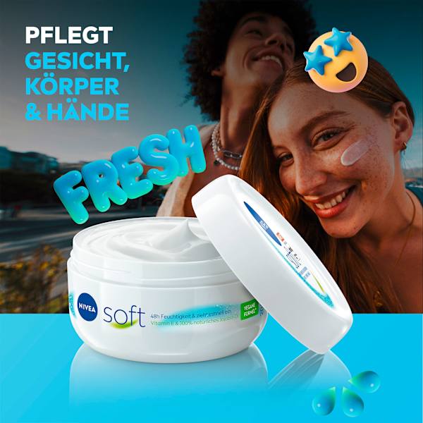 Feuchtigkeitscreme soft im Tiegel NIVEA