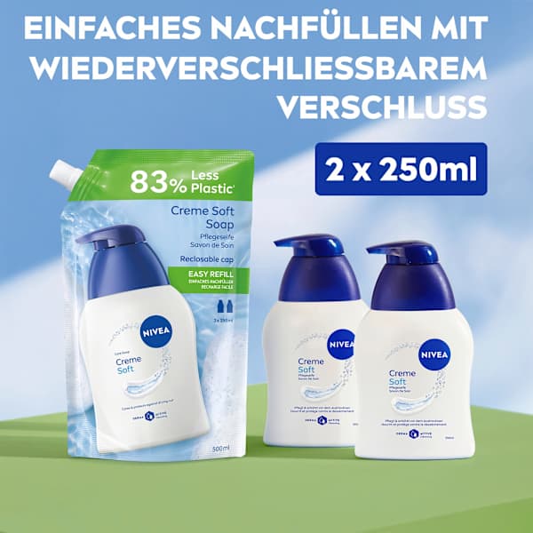 Flüssigseife Creme soft Nachfüllpack NIVEA