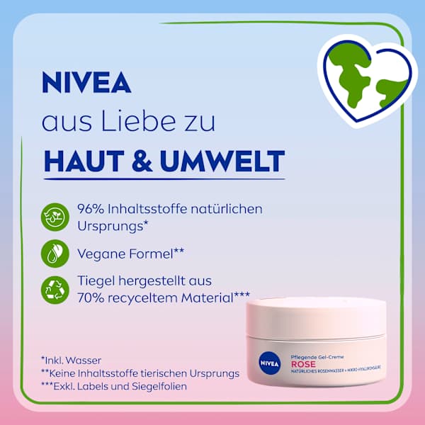 Gesichtscreme Gel-Creme Rose pflegend NIVEA