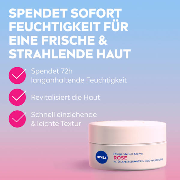 Gesichtscreme Gel-Creme Rose pflegend NIVEA