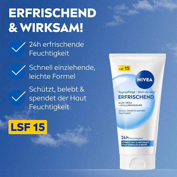 Gesichtscreme LSF15 erfrischend NIVEA