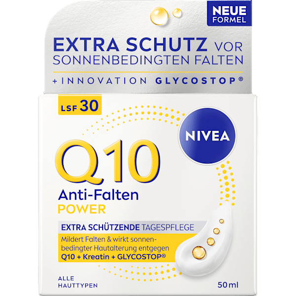Gesichtscreme Q10 Anti-Falten LSF30 NIVEA