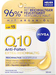Gesichtscreme Q10 Anti-Falten Reichhaltig LSF15 NIVEA