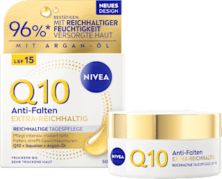 Gesichtscreme Q10 Anti-Falten Reichhaltig LSF15 NIVEA