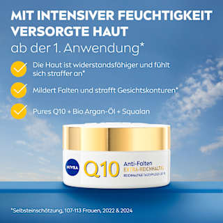 Gesichtscreme Q10 Anti-Falten Reichhaltig LSF15 NIVEA