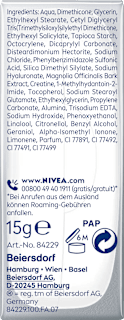 Gesichtsfluid getönt 3in1 Hyaluron Cellular Filler (Mittel) LSF 15 NIVEA