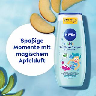 Kinder Duschgel, Shampoo & Conditioner 3in1 Apfelduft NIVEA