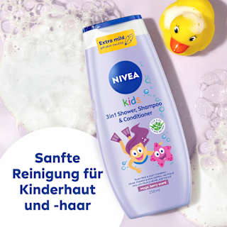 Kinder Duschgel, Shampoo & Conditioner 3in1 Beerenduft NIVEA
